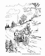 Christmas Horse Coloring Pages sketch template