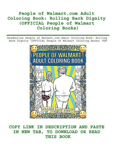 ReadOnline People of Walmart.com Adult Coloring Book Rolling Back ...