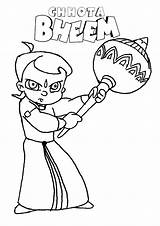 Chota Bheem Colouring Pages / Coloring To Print  sketch template
