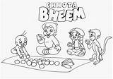 Chota Bheem Coloring Pages  Chhota Eating Laddu Page sketch template