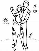 Ballroom Dancer Coloring Pages sketch template
