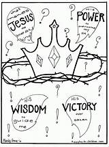 Christ The King Coloring Page  Free Printable sketch template