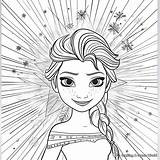 Elsa Frozen 2 Coloring Pages  Free & Printable sketch template