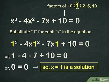 How To Solve A Cubic Equation By Factoring - Tessshebaylo