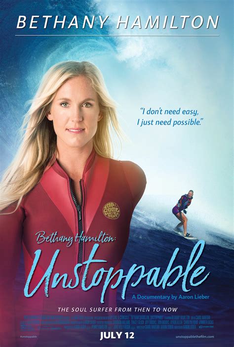 Bethany Hamilton: Unstoppable - Film documentaire 2018 - AlloCiné