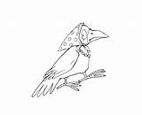 Crow Coloring Pages To Download And Print For Free sketch template
