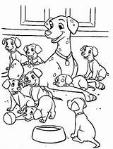 101 Dalmations Coloring Pages sketch template