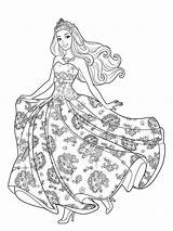 Barbie Princess coloring Pages sketch template