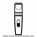 Hair Clipper Coloring Pages  Ultra sketch template