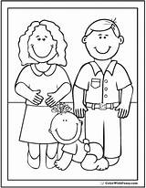 Mom And Dad Coloring Pages For Kids sketch template