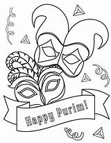 Purim Coloring Page sketch template