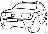 SUV Car coloring Page  Free Printable Coloring Pages sketch template