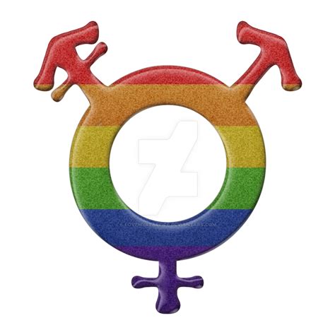 Gender Neutral Symbol in Rainbow Colors by lovemystarfire on DeviantArt