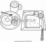 Breakfast Food Coloring Pages sketch template