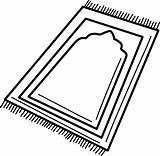 Handdrawn Moslem Prayer Rug Line Art 16445648 Vector At Vecteezy sketch template
