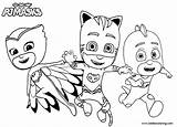 Gecko Pj Masks Pages Coloring sketch template