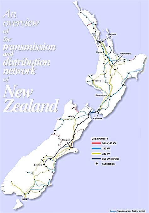 An overview of the transmission and distribution network of New Zealand ...