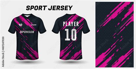 Sport jersey design fabric textile for sublimation Stock Vector | Adobe ...