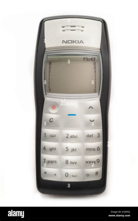 Nokia mobile phone soft keypad liquid crystal display Cheap basic Stock Photo: 5871121 - Alamy