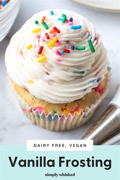 Dairy Free Frosting Recipe (Vegan) - Simply Whisked