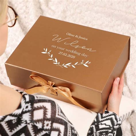 Luxury Personalised Wedding Gift Box By Dibor | notonthehighstreet.com