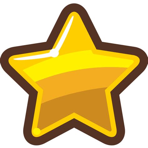 Cartoon gold star | Free SVG