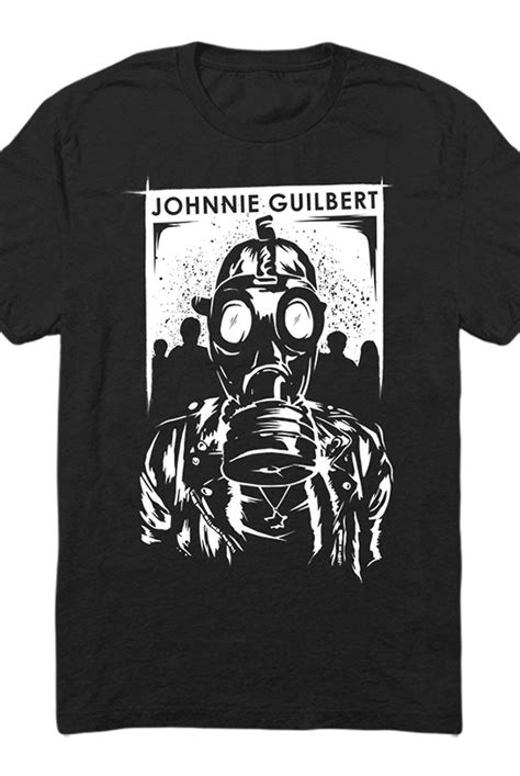 Gas Mask Shirt T-shirt - Johnnie Guilbert T-shirts - Online Store on District Lines