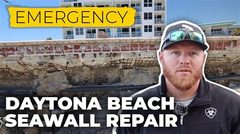 Daytona Beach Seawall Repair Emergency EP1 - YouTube