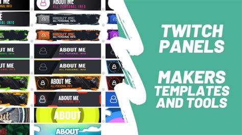 Free Twitch Panel Makers, Templates and Tools - Streamers Guides