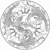 Nature Mandala Coloring Coloring Pages sketch template