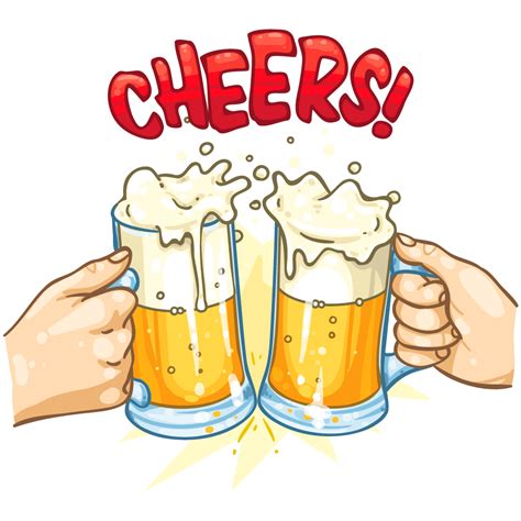 Beer Cheers Vector Png Free Transparent Clipart Clipartkey | Images and Photos finder