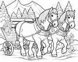 Clydesdale Horse Coloring Pages sketch template