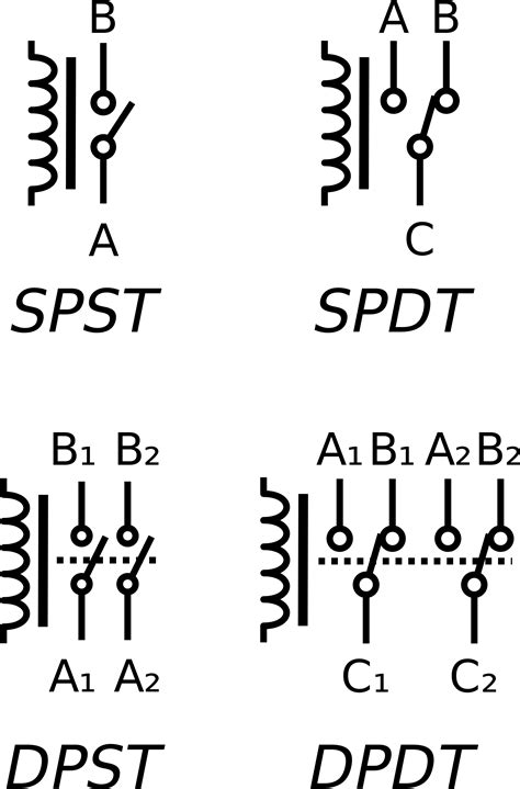 Download Relay Symbol Wiring Diagram - Spdt Relay Schematic Symbol ...