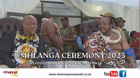 His Majesty King Mswati III has arrived at the Umhlanga ceremony 2023 ...