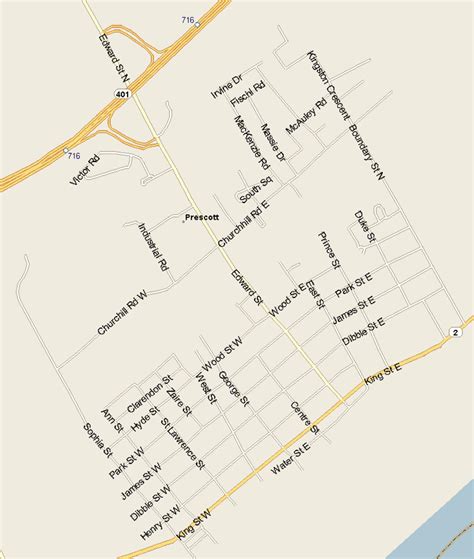 Prescott Map, Ontario - Listings Canada