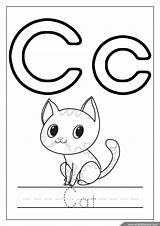 Letter C Coloring Sheet sketch template