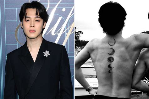 BTS Jimin Shows Off Large Moon-Inspired Back Tattoo in Shirtless Photo