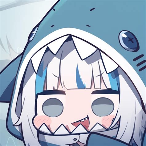 Premium AI Image | anime girl with shark teeth and a mask on generative ai