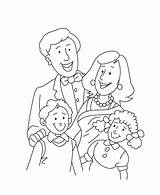 Family Coloring Pages sketch template