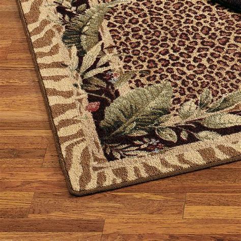 Jungle Safari Animal Print Area Rugs