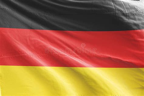 Germany Flag Waving, 3D Realistic Germany Flag Rendered Stock ...