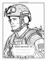 Military Army Soldier Coloring Book For Kids Pages A  sketch template