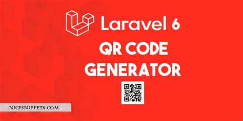 Laravel 7/ 6 QR Code Generator Example