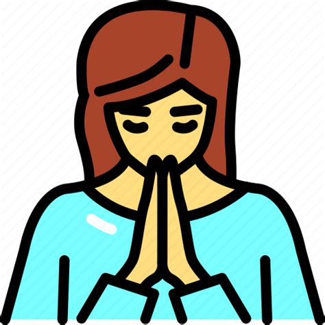 Gesture, hands, woman, praying icon - Download on Iconfinder