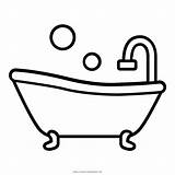 Bath Tub Coloring Page Pages sketch template