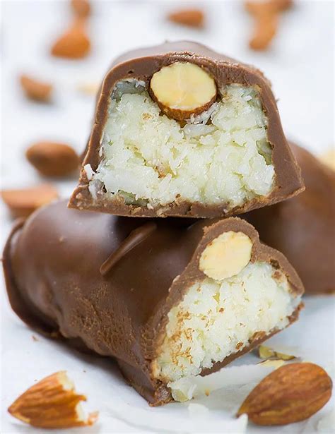 Homemade Chocolate Coconut Candy Bars | Recipe | Homemade candy bars ...