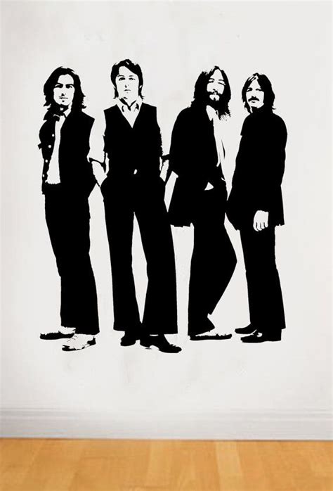 The Beatles Wall Art Vinyl Sticker WA061 Music | Beatles wall art, Vinyl wall art, Sticker wall art