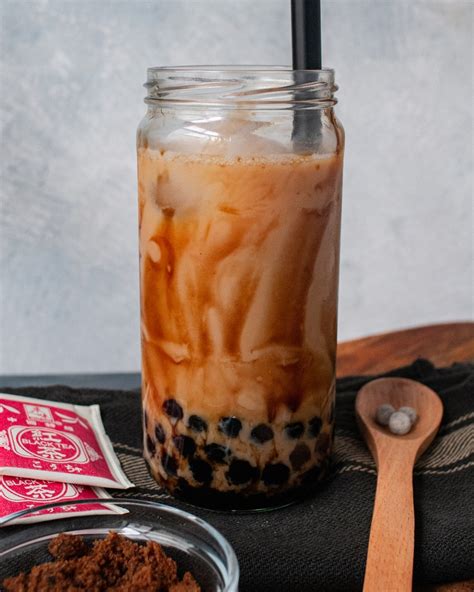 Brown Sugar Boba Milk Tea | fork & spoon