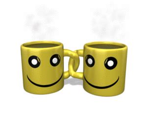 Happy Coffee Mugs | 3D Animated Clipart for PowerPoint - PresenterMedia.com