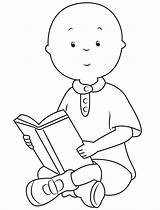 Caillou Gilbert Descansando Tudodesenhos Sketch Coloring Page sketch template